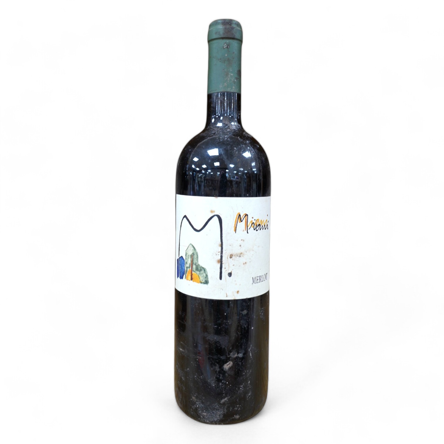 A bottle of Miani Colli Orientali Del Friuli Merlot, 1998. Condition - fair to good